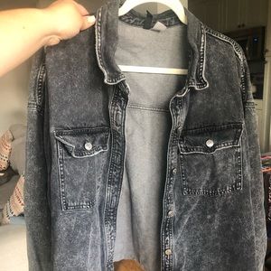 H&M Black Jean Jacket